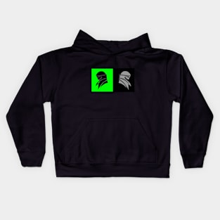 "I am a warrior ( Green )" Kids Hoodie